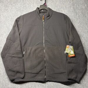 Ozark Trail Men's 2XL Mixed Media Fleece Pinnacle System Jacket Black New